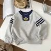 2026 Nova Blusa com Capuz Infantil Meninos Primavera e Outono Blusa com Capuz Raglan Meninas Raglan Cartoon Blusa de Moletom com Capuz Camada Base Tendência