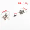 Remaches Pentagrama de Colores para DIY Remaches de Estrella de Cinco Puntas Elevada Remaches DIY Remaches de Pentagrama Convexos Accesorios