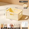 Caja de Almacenamiento de Plástico Plegable BNBS con Tapa a Prueba de Polvo Doble Uso para Coche y Hogar Contenedor de Almacenamiento Gran Capacidad para Artículos Varios