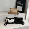 Estilo de Alta Gama de Moda Verano 2026 Nueva Moda Texturizada Correa Ancha para el Hombro Cruzada Versátil Bolso de Hombro Casual Bolso de Mano