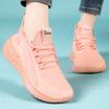 Zapatillas de Primavera Tejido Fly-Knit para Mujer, Zapatillas de Running Ligeras de Corte Bajo, Zapatos de Malla Transpirables y Cómodos, Zapatos Versátiles para Exteriores