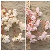 Danika Flor de Pessegueiro Artificial Flores Verdes Plantas Verdes Atacado Decoração de Casamento Artesanato Estilo INS Fabricante de Flores de Simulação Transfronteiriça
