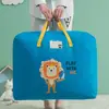 Colcha Infantil Bolsa de Almacenamiento de Dibujos Animados Gran Capacidad Impermeable Bolsa para Colcha Ropa Equipaje Bolsa de Almacenamiento Plegable Bolsa para Mudanzas