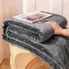 Sábana Impermeable de Terciopelo de Leche Individual para Dormitorio Estudiantil Almohadilla Resistente a Manchas para una Persona Sábana Gruesa de Invierno con Felpa a Prueba de Orina 1.5m