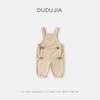 [Pato Tan Lindo] Peto Dudu Baby Primavera Monos Niños Pantalones Niñas Primavera Ropa Infantil