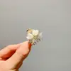 Super hada hermosa pinza para el pelo de orquídea pinza para el pelo francesa romántica tamaño pequeño pinza para flequillo mini pasador de metal dulces accesorios para el cabello