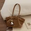Bolsa Retro Esmerilada Sencilla para Mujer 2026 Nueva Moda Gran Capacidad Bolso de Hombro/Axila Bolso de Mano para Viajes Diario Bolso Tote