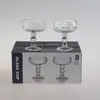 Vaso alto repujado estilo ins, una copa de cóctel mini de diseño único, un vaso para bebidas creativo, una copa de martini y una copa de postre