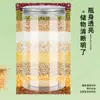 Latas seladas de plástico transparente de 100 portas latas de armazenamento doméstico latas de armazenamento de grãos à prova de umidade grãos diversos fabricantes de tampas de alumínio em estoque