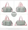 Bolsa de Bagagem Portátil de Grande Capacidade, Bolsa para Viagem de Negócios, Bolsa Esportiva de Fitness para Homens e Mulheres, Armazenamento com Compartimento para Separação de Secos e Molhados, Bolsa Transversal