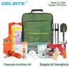 Kit de emergência, prontidão de combate, resgate de emergência, kit de emergência, materiais de emergência, prevenção de desastres, resgate de terremotos, kit de sobrevivência, kit de sobrevivência