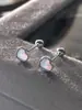Brincos de Pedra da Lua Femininos Estilo Coreano 2022 Novo Estilo Brincos Simples Personalizados Brincos Doces Frescos