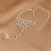 Nueva Moda Pulsera Anillo de Diamante Una Cadena Pulsera de Baile Latino Moda Tendencia Mujeres Mezclar y Combinar Pulsera 998#
