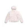 Chaqueta de invierno Shibuya Element con capucha de lunares, relleno de plumón de pato blanco, resistente al agua, abrigo acolchado de plumón para mujer, Y6292
