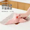 Paño de Limpieza de Terciopelo Coral, Paño de Limpieza Bicolor, Paño de Limpieza Absorbente Engrosado de Doble Cara Perezoso, Estropajo, Paño para Lavar Platos de Cocina