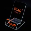 Suporte de mesa para celular expositor bandeja acrílico transparente universal Unicom preguiçoso suporte de celular de mesa