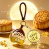 Chaveiro de Ouro Puro 999, Pingente para Bolsa, Chaveiro Dourado para Presente, Enfeite para Pendurar no Carro, Venda por Atacado de Fábrica, Pedido Mínimo Uma Peça