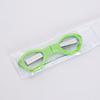 Tijeras de Viaje con Mango de Plástico Plegables en Forma de 8 Mini Tijeras de Pesca Tijeras Pequeñas Plegables Portátiles en Stock