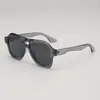 Nuevas Gafas de Sol de Color Gelatina Europeas y Americanas Doble Puente Moda Elegante Estilo Ins Punk Popular Mismo Estilo Anti-UV