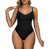 Mono modelador de cuerpo europeo y americano transfronterizo Comercio exterior Talla grande Levantamiento de cadera mejorado y Pantalones moldeadores de cuerpo con hebilla en el abdomen 3026