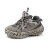 Sapatos Torre Infantil de Primavera e Outono Cor da Moda Polida Sapatos Masculinos Sola Durian Tênis de Malha Respirável Sapatos Femininos Sapatos Casuais
