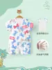 Macacão de bebê de verão fino para bebê de verão verão manga curta roupas ha malha AB roupas respiráveis roupas infantis atacado