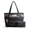 Bolso Tote Grande Transfronterizo para Mujer con Múltiples Compartimentos, Bolso para Viaje, Trabajo y Computadora, Bolso de Mano Ligero Acolchado, Bolso de Hombro