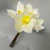 Simulação Impressão 3D Huilanza Pacote Orquídea Flor Moderna Simples Casa Mesa de Jantar Modelo Quarto Hotel Decoração de Casamento Flor Falsa