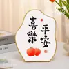 Decorações de Mesa de Paz e Alegria Presente de Inauguração de Casa Armário de TV Único Estilo Chinês Novo Armário de Entrada Ornamentos Decoração Criativa para Casa