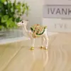Caixa de Joias, Acessórios para Casa, Presentes, Vendas Diretas de Fábrica, Caixa de Joias de Camelo, Pingente Pequeno, Ornamentos Decorativos Cravejados de Diamante para Quarto