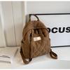 Mochila de Moda para Estudiantes de Plumas Otoño e Invierno 2026, Mochila de Viaje para Mujer, Ligera, Casual, Simple, Versátil, Bolsa Escolar