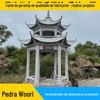 Pavilhão de pedra, pátio, casa, praça, área cênica, paisagismo, pavilhão de pedra, processamento, pavilhão de pedra ao ar livre, fabricante de personalização