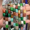 10X14 Piedra Natural Cristal Ágata Rectangular Plano Cuentas DIY Pulsera Collar Accesorios de Joyería Productos Semi-Terminados Venta al por Mayor