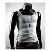 Chaleco de verano nuevo para hombre, ajustado, moderno, elástico, de algodón puro, informal, con cuello cuadrado, ropa interior coreana para hombre