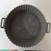 Bandeja de silicona para hornear en freidora de aire, de grado alimenticio, bandeja de silicona resistente a altas temperaturas para cocinar al vapor, posavasos, molde especial para hornear pasteles