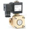 Válvula Solenoide encontrar Senya 0927100 válvula solenoide neumática de latón de dos vías y dos posiciones válvula solenoide de vapor de alta temperatura