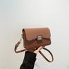 2025 Nova Bolsa de Axila de Couro Patente Verão Mori Fofo Tendência Moda Coreana Estilo Simples Ombro Único Transversal Pequena Bolsa Quadrada