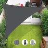 Carpa Cenador Transfronteriza Grande para Patio Sombrilla para Exteriores Camping Cenador Triangular con Revestimiento Plateado Toldo