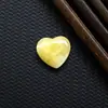 Corazón de Melocotón de Cristal Venta al por mayor Transfronteriza Colgante de Jade Accesorios Pulsera Colgante Hecho a Mano en Forma de Corazón Adorno 20 mm Piedra Preciosa