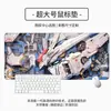 Alfombrilla de Ratón de Fábrica Original Gundam Grande Engrosada Alfombrilla de Ratón para E-Sports Anime Resistente al Agua y a la Suciedad Alfombrilla de Escritorio con Borde
