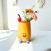 Taza de Vidrio Zibo Arreglo Floral Jarrón de Vidrio Portalápices Taza de Agua Decoración Hecho a Mano Sala de Estar Hidropónico Regalo Presente