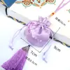 Bolsita del Festival del Bote del Dragón Borla Bolsa Vacía Bolsita de Lugar Escénico Venta al por Mayor Colgante de Brocado Billetera de Estilo Antiguo Colgante Crisantemo Bolsita Retro