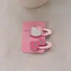 Novo Estilo Coreano Fofo Desenho Animado Acrílico Gatinho Grampo de Cabelo Menina Versátil Franja Lateral Presilha Acessórios de Cabelo Adorno de Cabeça