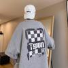 Estilo Vibe Americana Camiseta Verde de Manga Curta Masculina Tendência de Verão Ins Versátil Solta Tops de Casal Estilo Casal