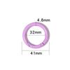 25-40mm cor de tinta fivela de mola aberta fivela de anel redondo fivela de ajuste de pulseira acessórios para joias diy