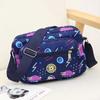 Bolsa de pano de flores Nova bolsa crossbody feminina Pano Oxford Bolsa de mãe de meia-idade e idosa Bolsa Bolsa de ombro multicamadas Bolsa de lona