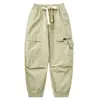 Z1198 Calça Casual Leve Versátil Anti-mosquito Nova de Verão 2024 para Crianças Yang Estilo Estrangeiro Super Moderno
