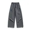 Calça de trabalho de alta qualidade, estilo japonês, minimalista, moderna, transfronteiriça, calça de caminhada para atividades ao ar livre resistente à água, calça casual leve
