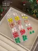 Set de Caja de 12 Decoraciones Navideñas para Uñas, Nuevo Caricatura de Campana, Reno, Muñeco de Nieve, Pedrería para Uñas, Al por Mayor