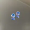 Zirconia de corte de 6 mm piedra suelta, piedra suelta de corte tarot, brillante, se puede usar para pendientes y ear cuffs de bricolaje, Circonita Cúbica